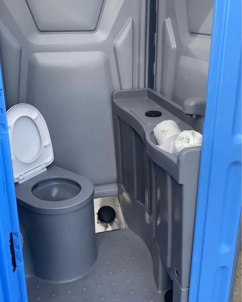 A restocked unit after weekly service.